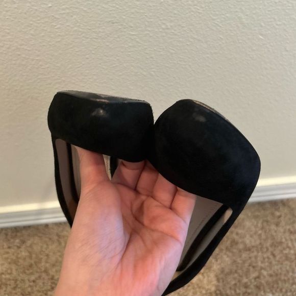 Prada Milano 37.5 Heels Black Suede - Picture 13 of 15